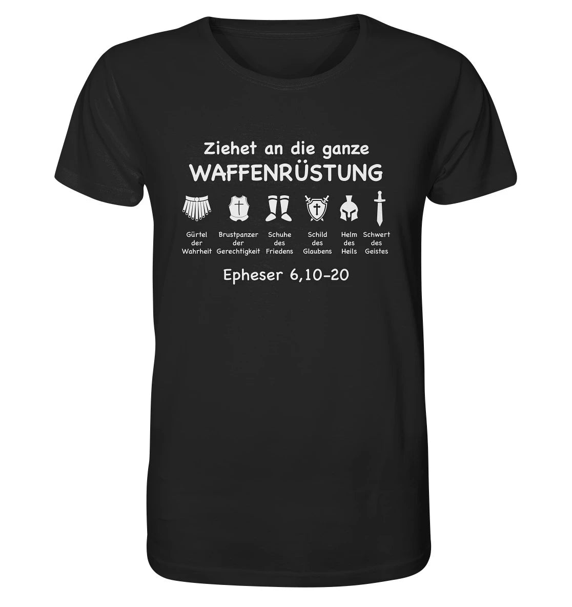 Eph 6,10-20 - Waffenrüstung - V1 - FP - Organic Shirt