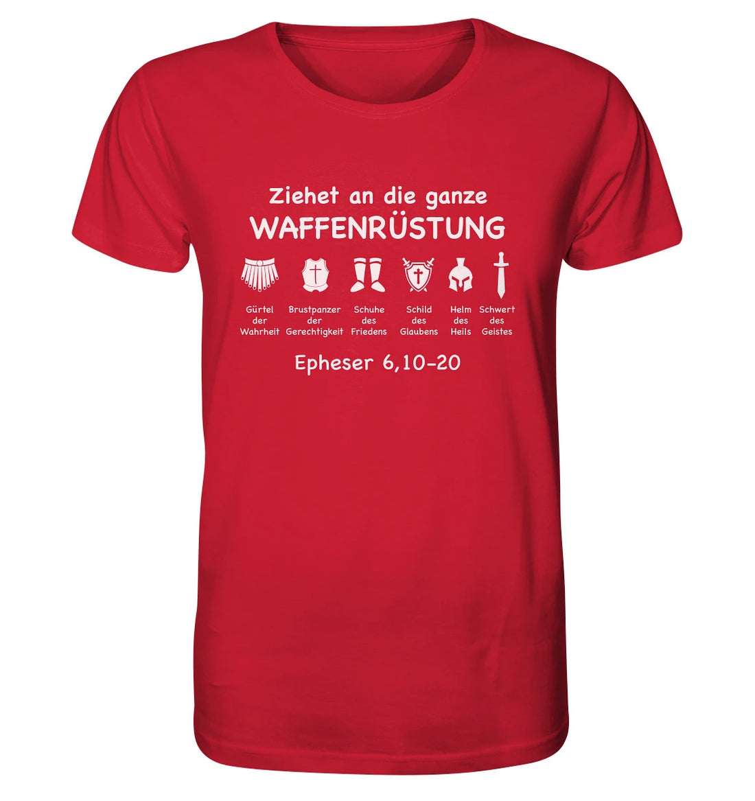 Eph 6,10-20 - Waffenrüstung - V1 - FP - Organic Shirt