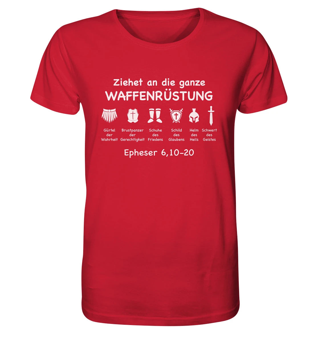 Eph 6,10-20 - Waffenrüstung - V1 - FP - Organic Shirt