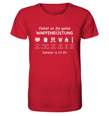 Eph 6,10-20 - Waffenrüstung - V1 - FP - Organic Shirt