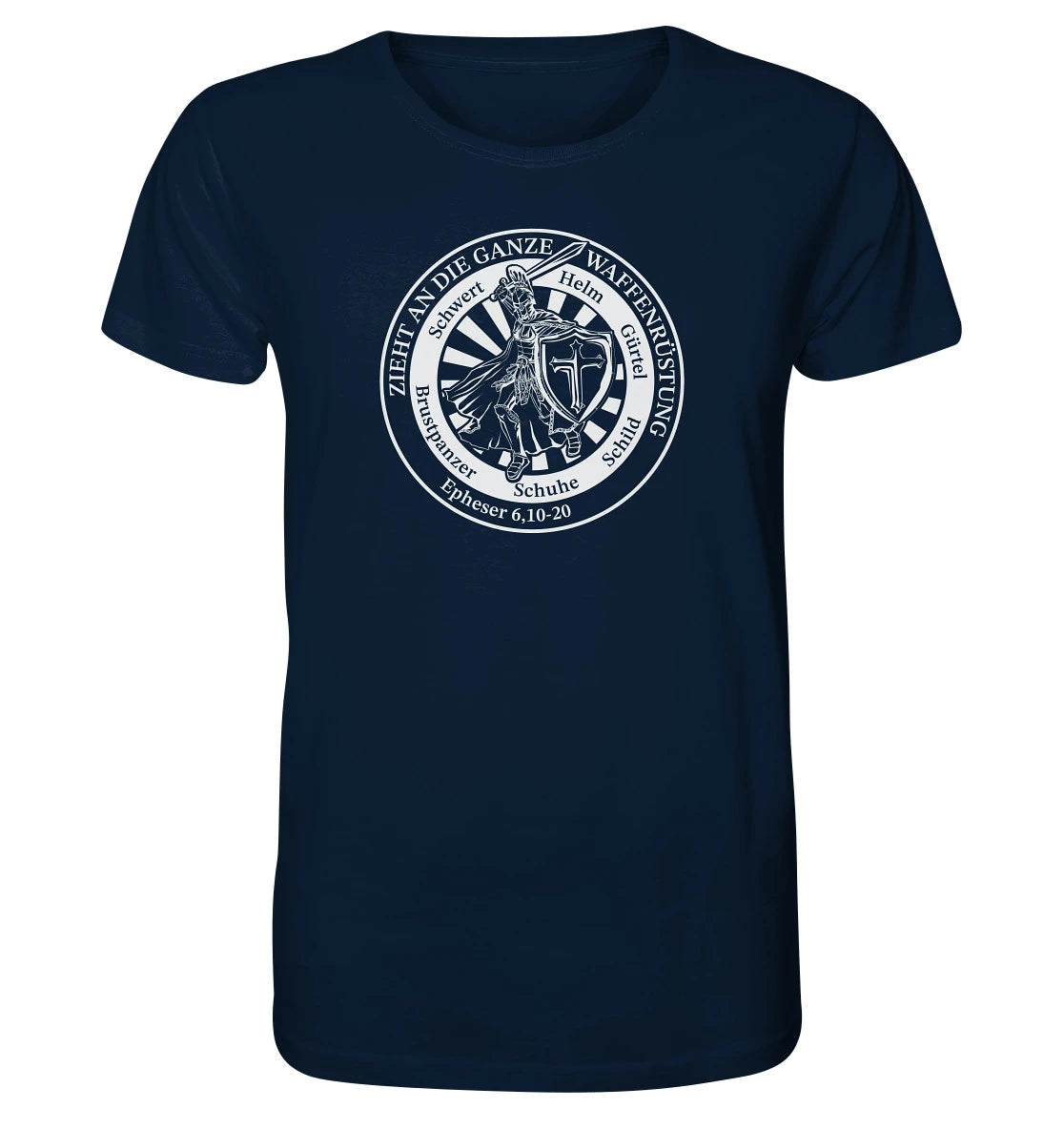 Eph 6,10-20 - Waffenrüstung - V3 - FP - Organic Shirt
