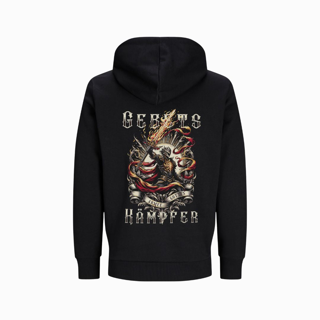Eph 6 / 1.Thess 5,17 - Gebetskämpfer - BP - Bio-Superflausch-Hoodie