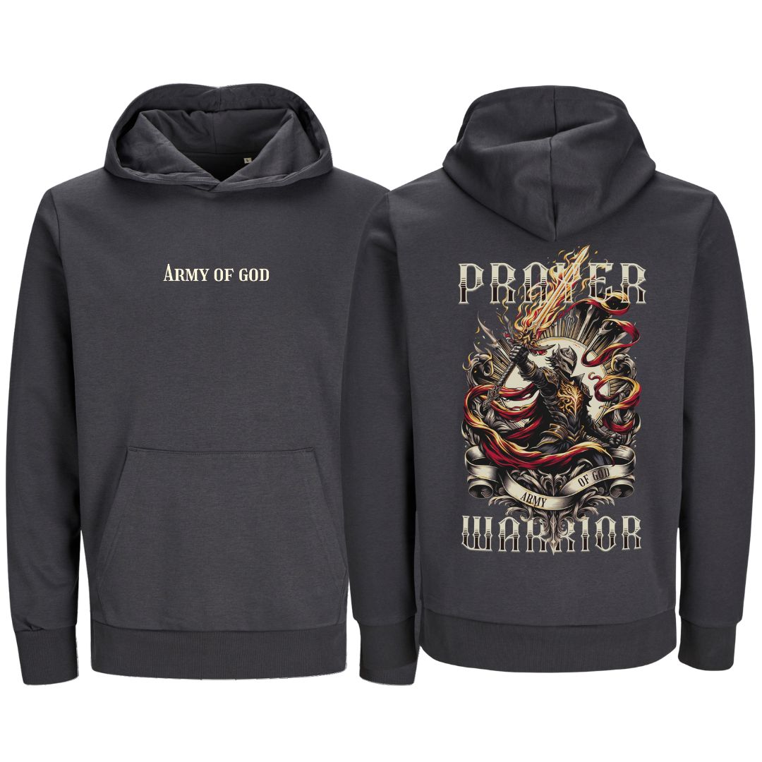 Eph 6 / 1.Thess 5,17 - Prayerwarrior - FBP - Bio-Superflausch-Hoodie
