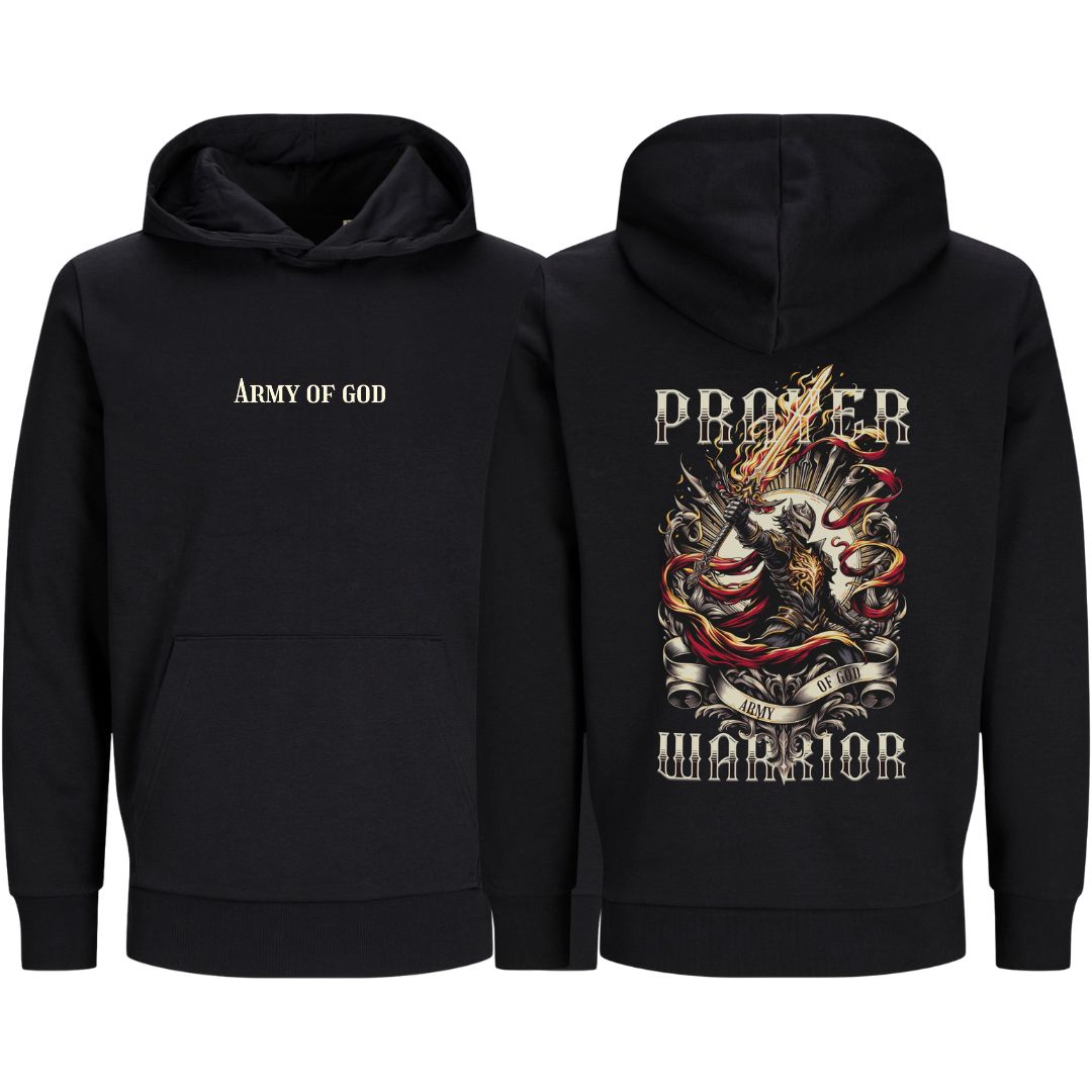 Eph 6 / 1.Thess 5,17 - Prayerwarrior - FBP - Bio-Superflausch-Hoodie