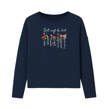 Gott sagt du bist - FP - Ladies Oversize Sweatshirt