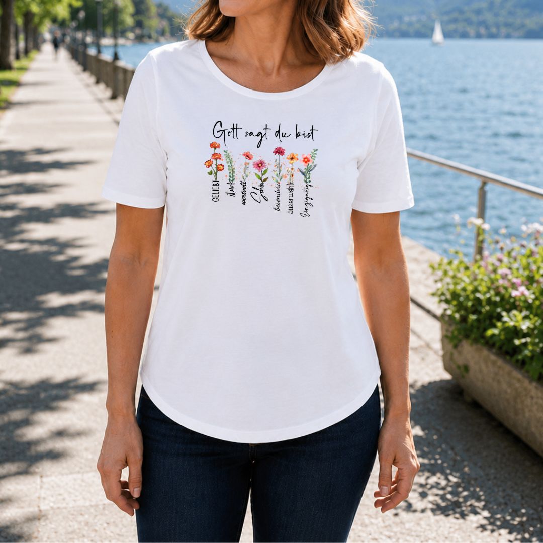 Gott sagt du bist | Ladies Comfort Shirt
