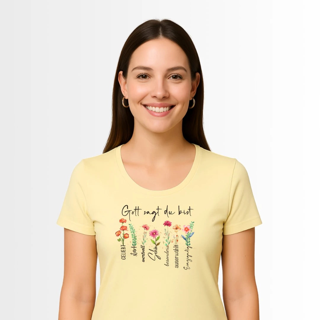 Gott sagt du bist - FP - Ladies Organic Shirt - Sonder-Edition