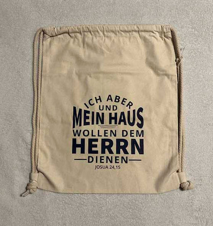 Jos 24,15 - Mein Haus (2) - Gymsack
