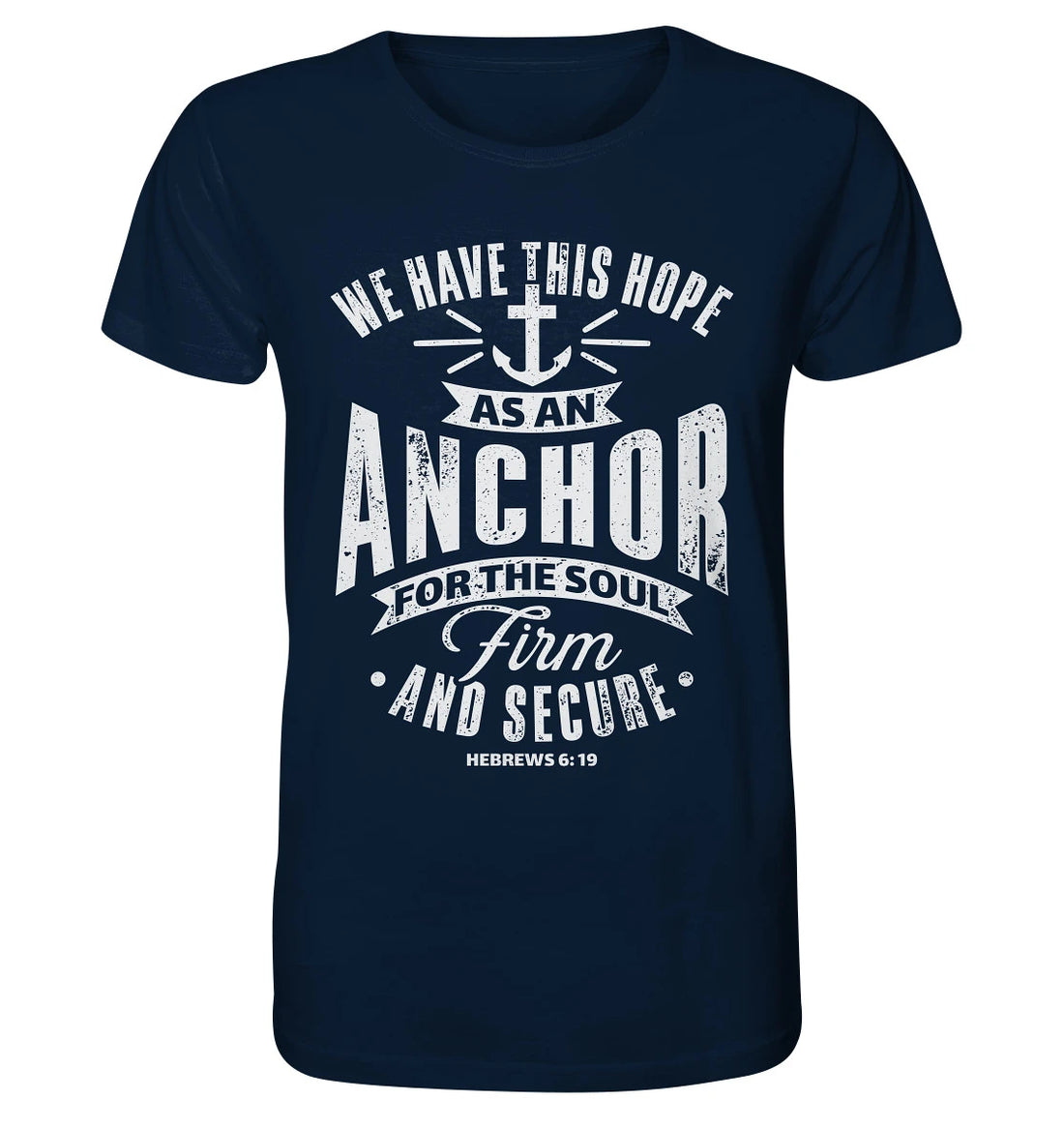 Hebr 6,19 - Anchor - FP - Organic Shirt