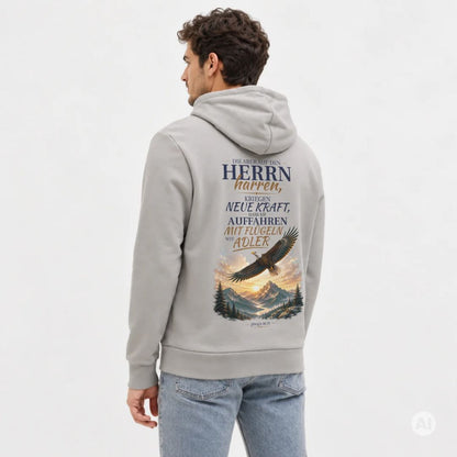 Jesaja 40,31 – Adler | Bio-Superflausch-Hoodie