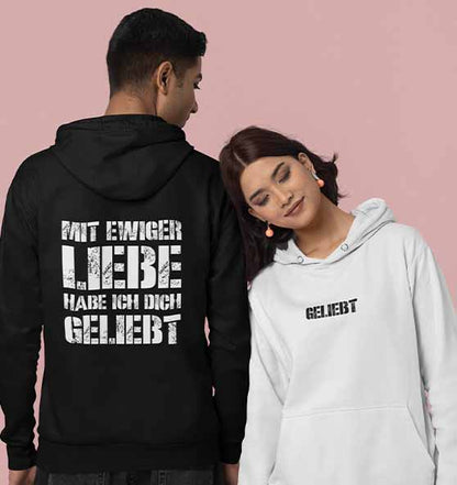 Jer 31,3 - geliebt - doppelseitig - Organic Basic Hoodie