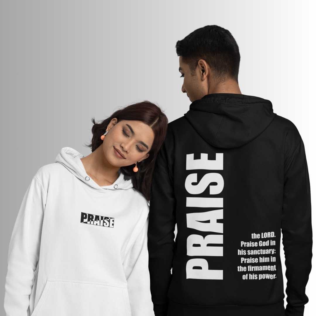 Ps 150,1 - PRAISE - Organic Basic Hoodie