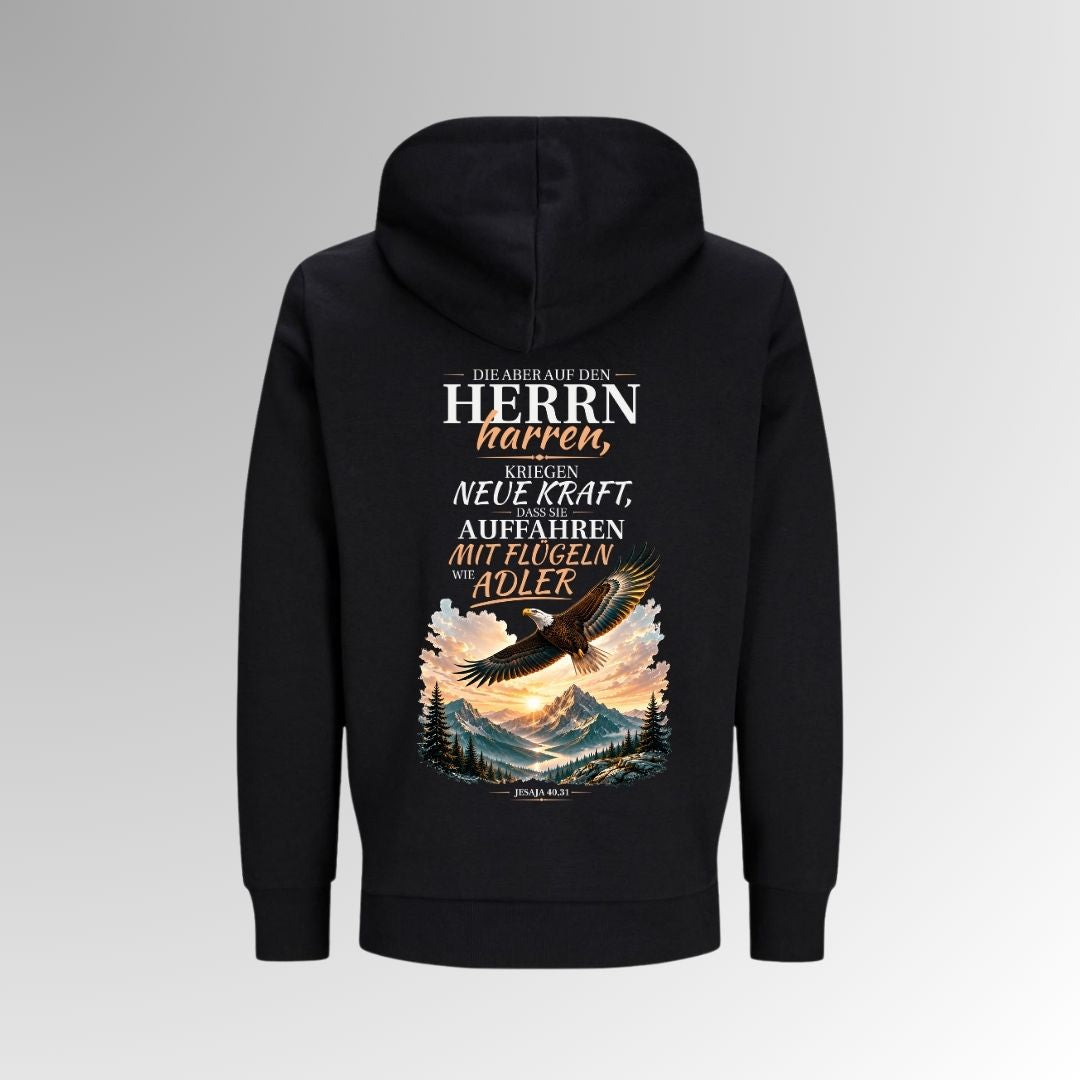 Jesaja 40,31 – Adler | Bio-Superflausch-Hoodie