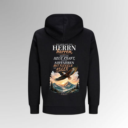 Jesaja 40,31 – Adler | Bio-Superflausch-Hoodie