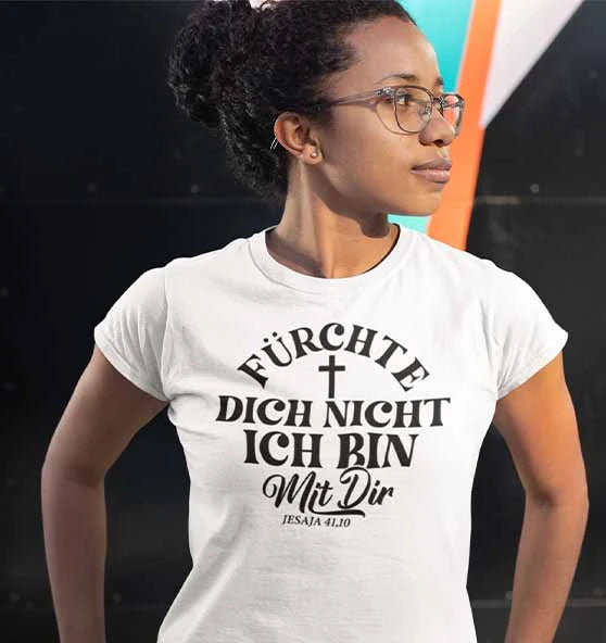 Jes 41,10 - Fürchte dich nicht - Ladies Premium Shirt