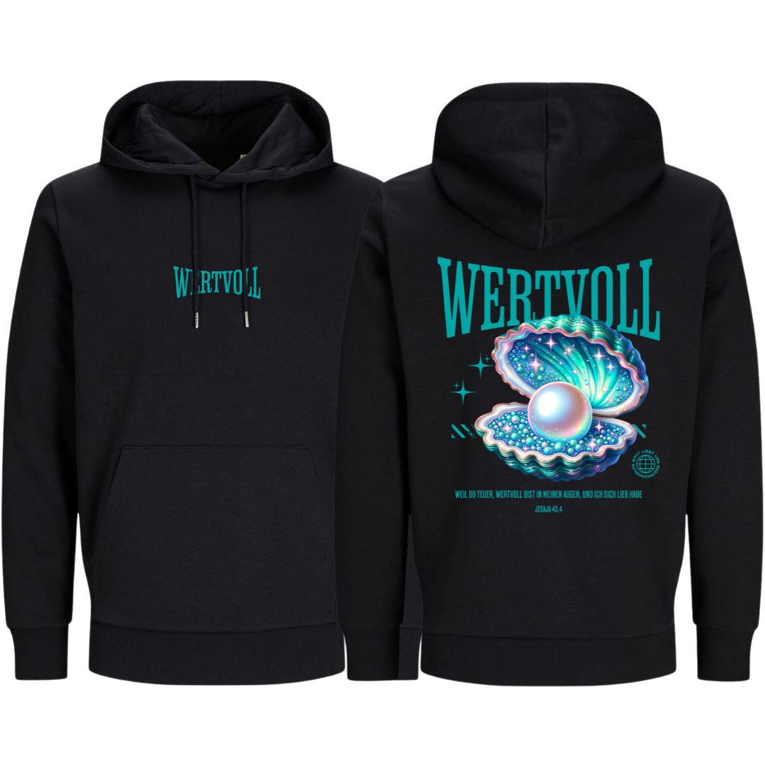 Jesaja 43,4 - WERTVOLL | Bio-Superflausch-Hoodie