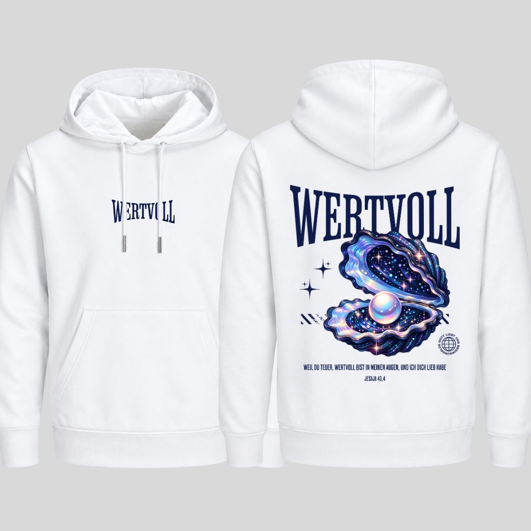 Jesaja 43,4 - WERTVOLL | Bio-Superflausch-Hoodie