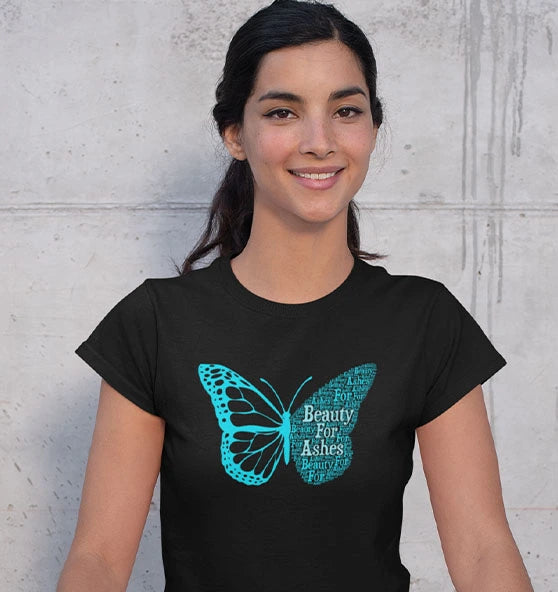 Jes 61,3 - Beauty for Ashes - V2 - FP - Ladies Premium Shirt