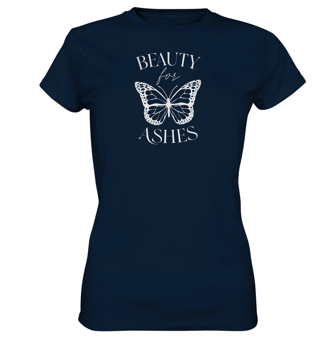 Jes 61,3 - Beauty for Ashes weiß - FP - Ladies Premium Shirt