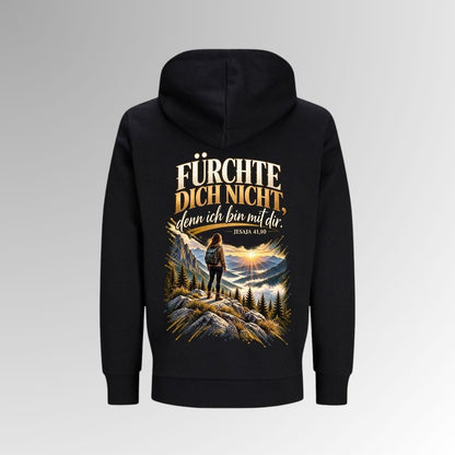 Jesaja 41,10 - Fürchte dich nicht - Berge | Bio-Superflausch-Hoodie