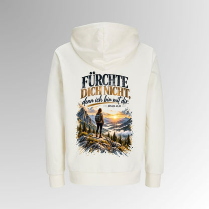 Jesaja 41,10 - Fürchte dich nicht - Berge | Bio-Superflausch-Hoodie