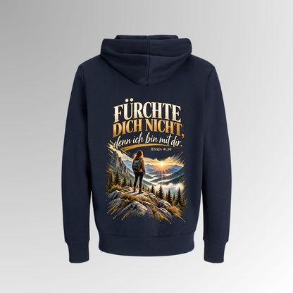 Jesaja 41,10 - Fürchte dich nicht - Berge | Bio-Superflausch-Hoodie
