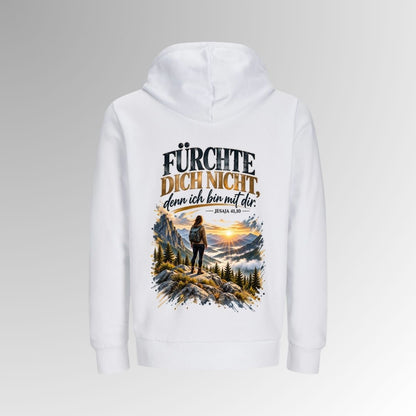 Jesaja 41,10 - Fürchte dich nicht - Berge | Bio-Superflausch-Hoodie