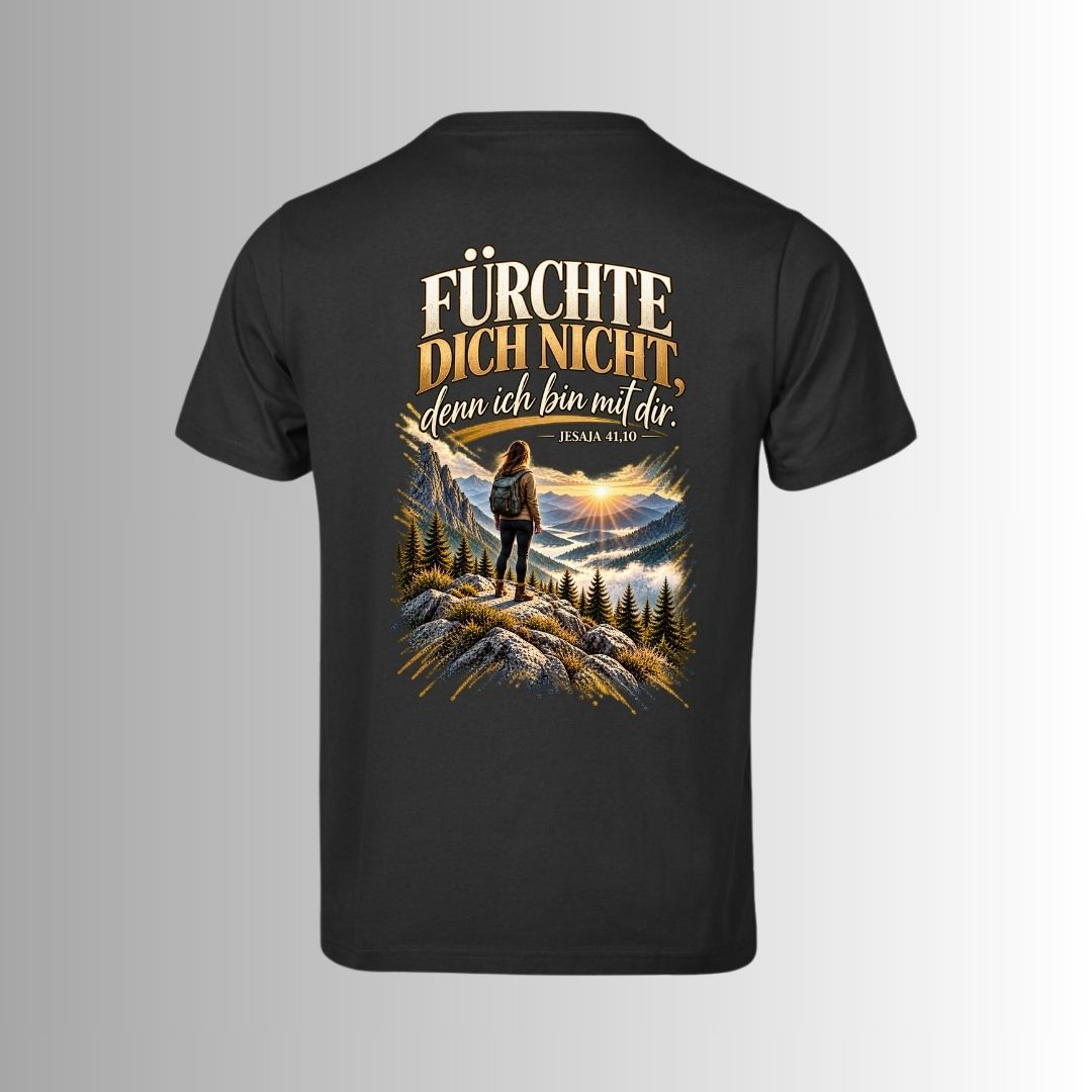 Jesaja 41,10 - Fürchte dich nicht - Berge | Organic Shirt