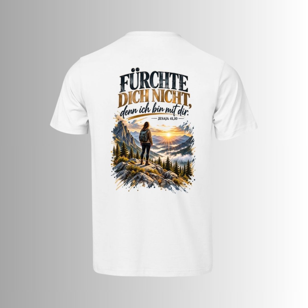 Jesaja 41,10 - Fürchte dich nicht - Berge | Organic Shirt