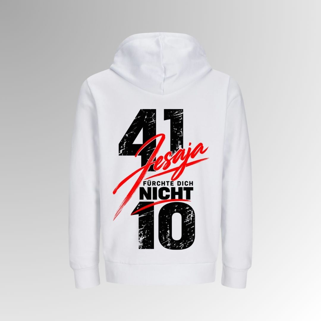 Jesaja 41,10 - Fürchte dich nicht | Bio-Superflausch-Hoodie