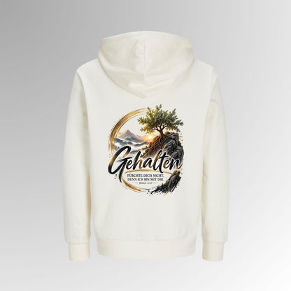 Jesaja 41,10 - Fürchte dich nicht - Gehalten | Bio-Superflausch-Hoodie