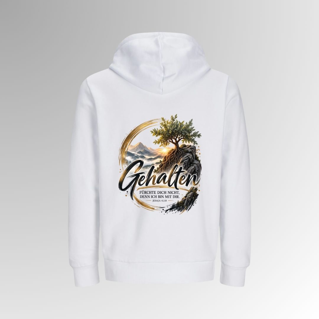 Jesaja 41,10 - Fürchte dich nicht - Gehalten | Bio-Superflausch-Hoodie