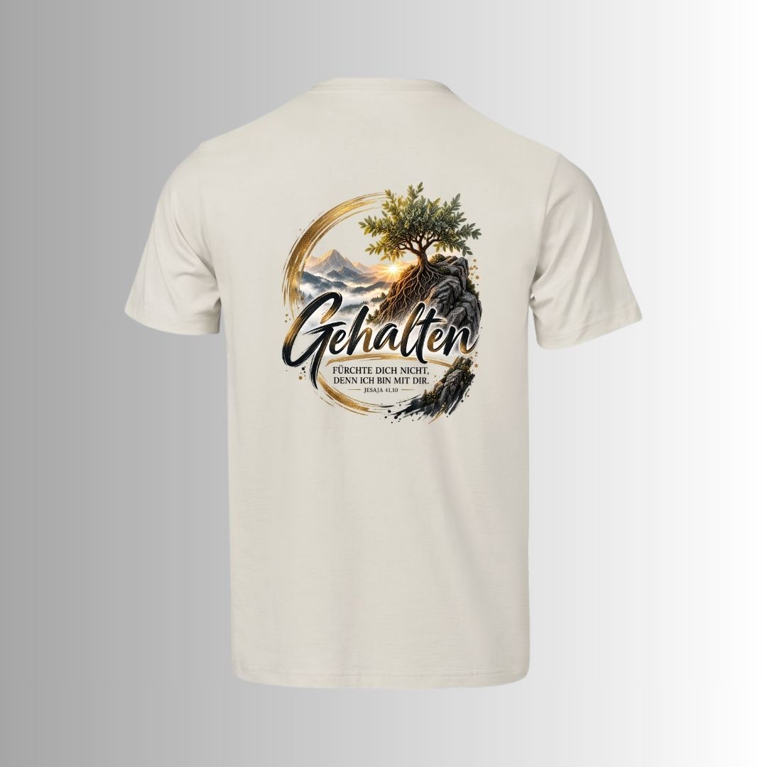 Jesaja 41,10 - Fürchte dich nicht - Gehalten | Organic Shirt