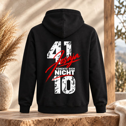 Jesaja 41,10 - Fürchte dich nicht | Bio-Superflausch-Hoodie