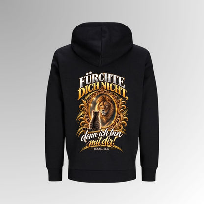 Jesaja 41,10 - Fürchte dich nicht - Löwe | Bio-Superflausch-Hoodie