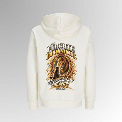 Jesaja 41,10 - Fürchte dich nicht - Löwe | Bio-Superflausch-Hoodie