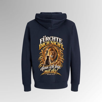 Jesaja 41,10 - Fürchte dich nicht - Löwe | Bio-Superflausch-Hoodie