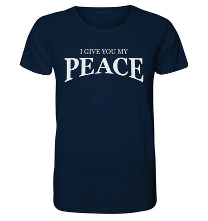 Joh 14,27 - PEACE - Organic Shirt