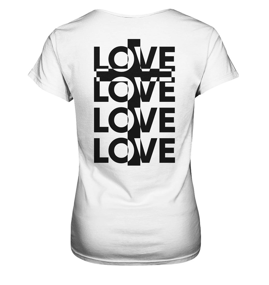Joh 15,13 - LOVE - Kreuz - BP - Ladies Premium Shirt