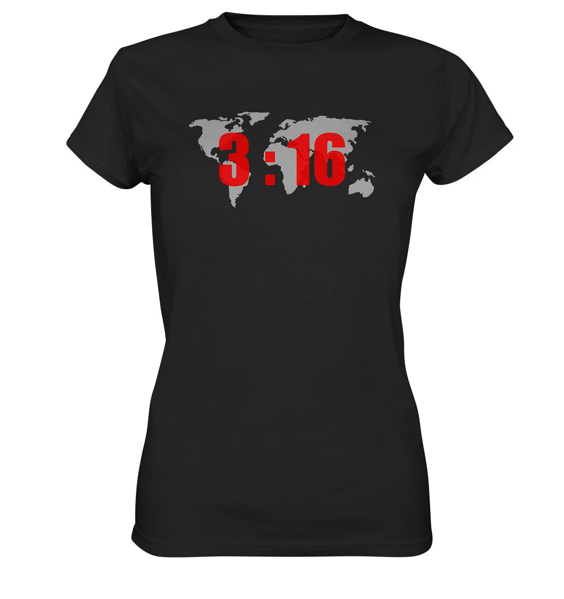Joh 3,16 - World - FP - Ladies Premium Shirt