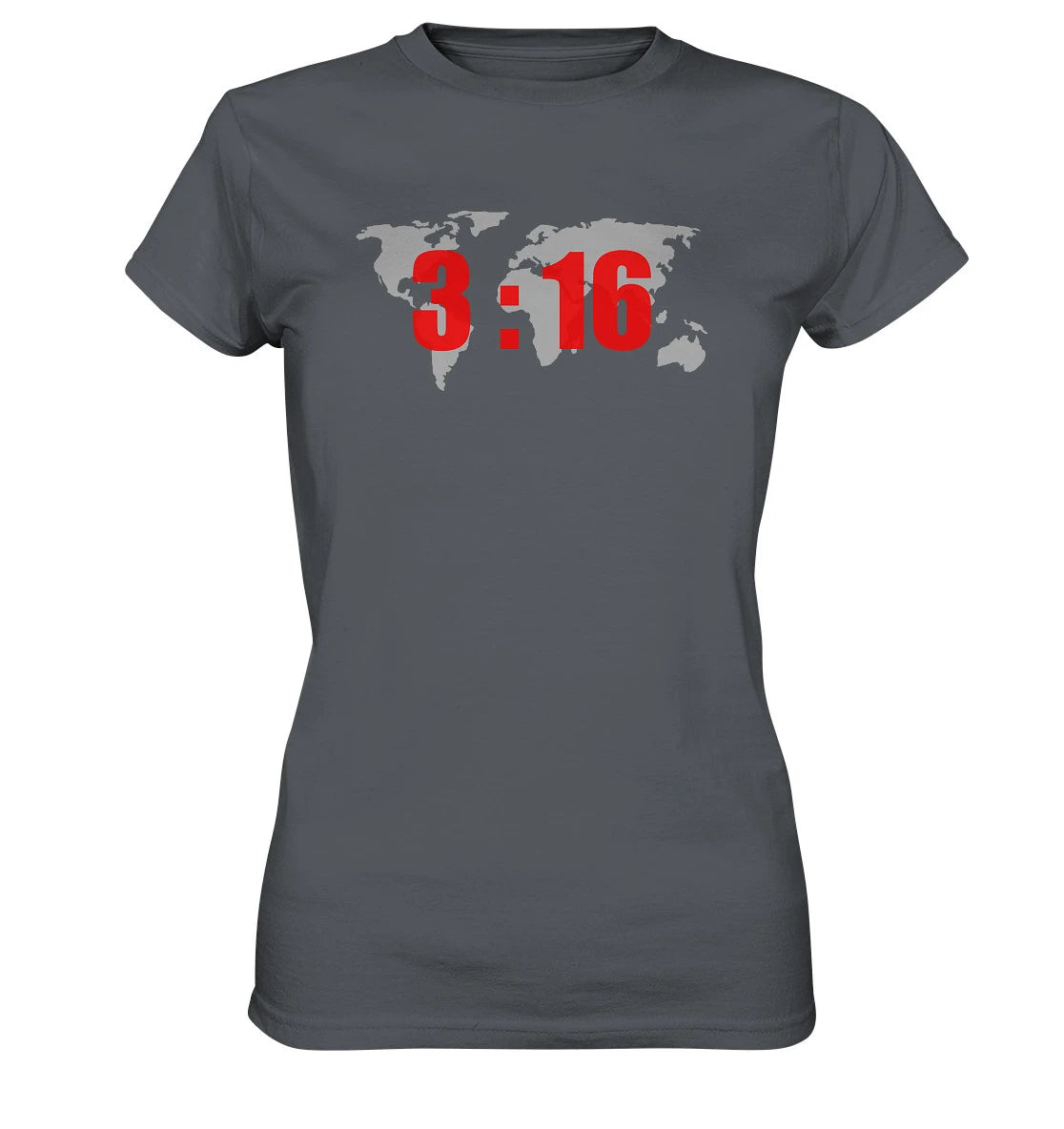 Joh 3,16 - World - FP - Ladies Premium Shirt