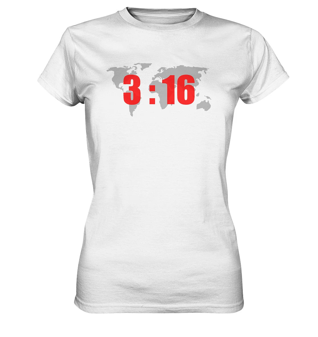 Joh 3,16 - World - FP - Ladies Premium Shirt