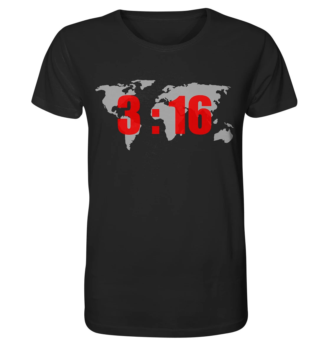 Joh 3,16 - World - FP - Organic Shirt