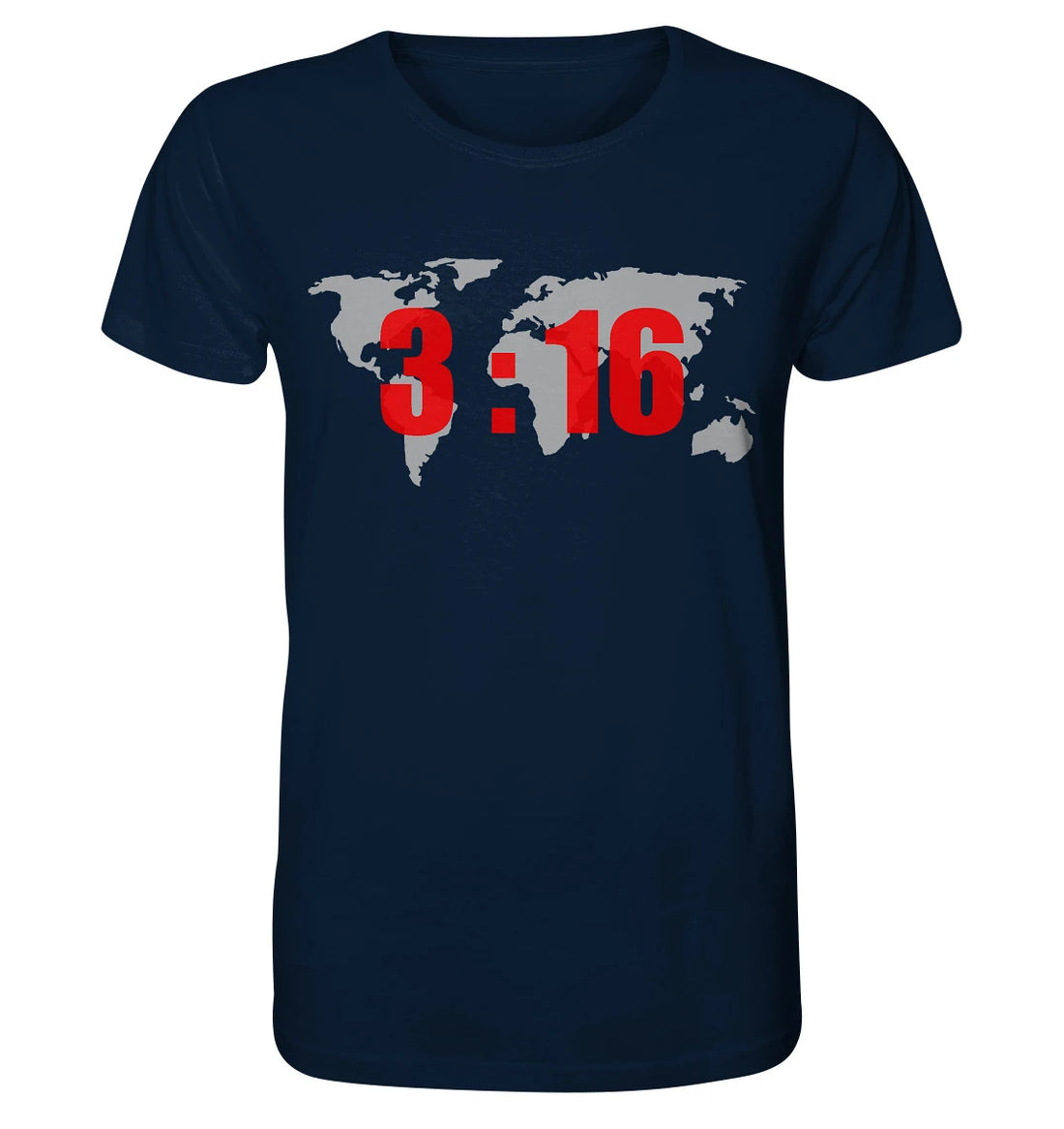 Joh 3,16 - World - FP - Organic Shirt