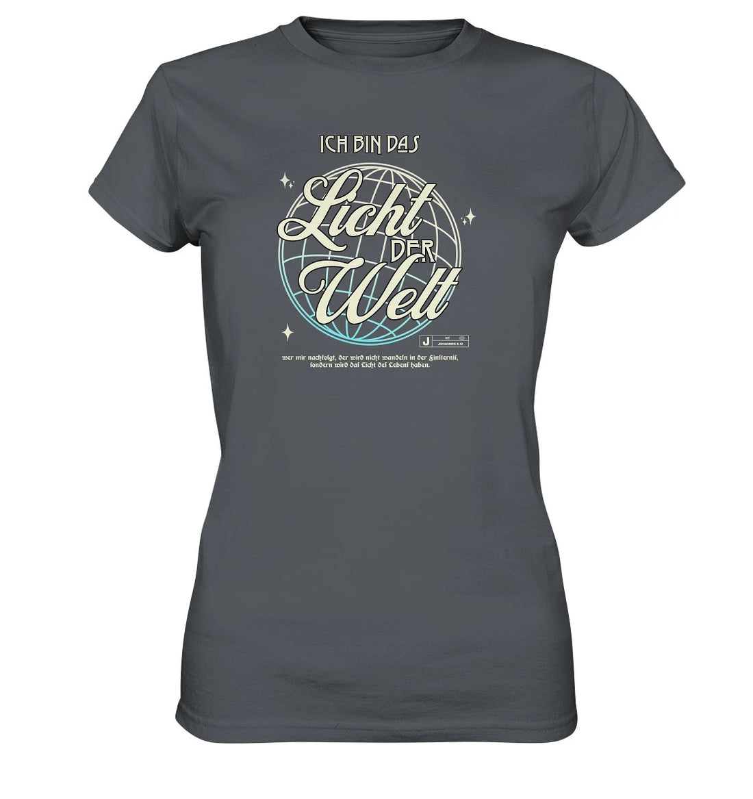 Joh 8,12 - Licht der Welt - Ladies Premium Shirt
