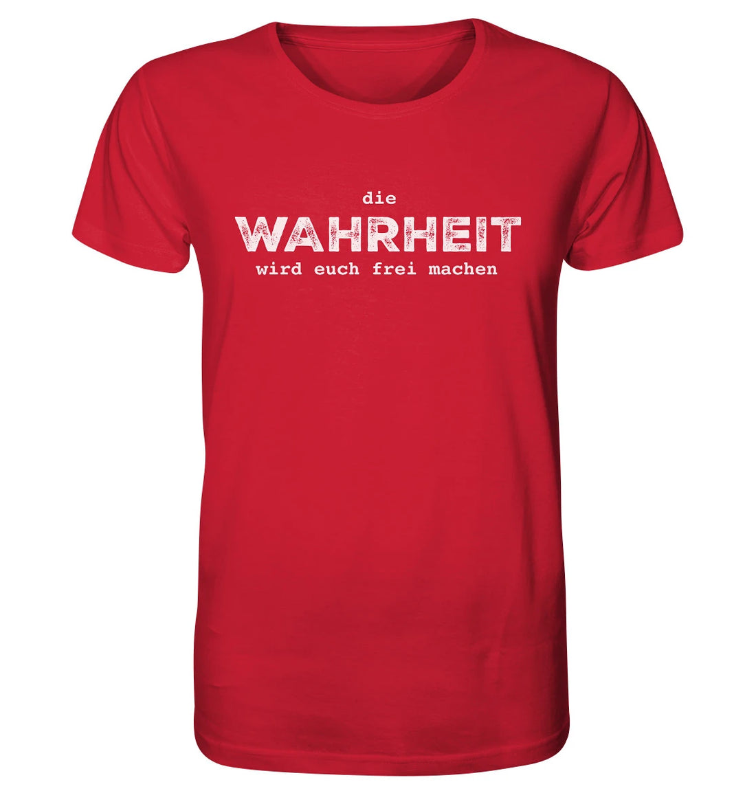 Joh 8,32 - Wahrheit V1 - FP - Organic Shirt