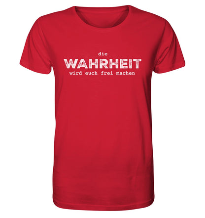 Joh 8,32 - Wahrheit V1 - FP - Organic Shirt