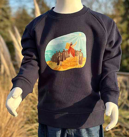 2.Mo 31,18 - Tafeln des Zeugnisses - Kids - Organic Sweatshirt