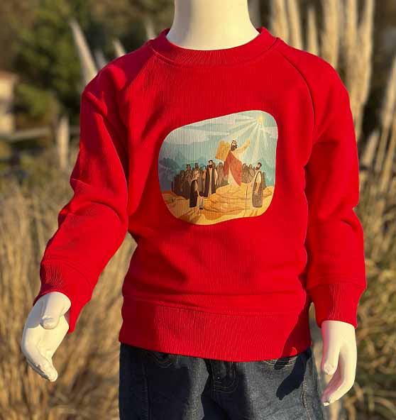 2.Mo 31,18 - Tafeln des Zeugnisses - Kids - Organic Sweatshirt