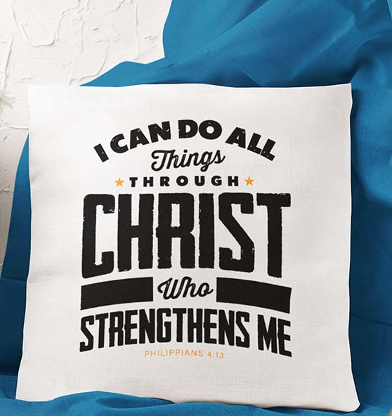 Phil 4,13 - I can do - Kissen 40x40cm